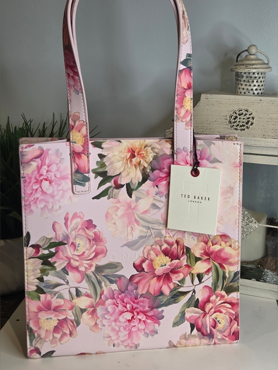 Ted Baker Handbags - Ted Baker Pink Floral "The Icon" Tote Bag